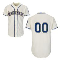 Seattle Mariners 2015 Authentic Style Personalized Alt White Jersey