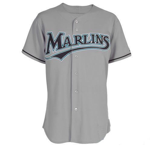 Florida Marlins Authentic Style Gray Classic Road Jersey