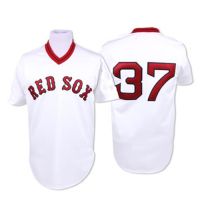 Boston Red Sox Legends Classic Home Jersey White #37 Bill Lee