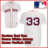 Boston Red Sox Authentic Style Home White Jersey Jason Varitek #33