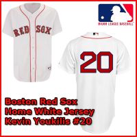 Boston Red Sox Authentic Style Home White Jersey Kevin Youkilis #20