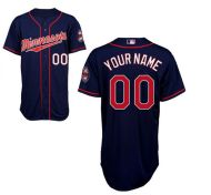 Minnesota Twins Authentic Style Personalized Alternate Road Blue Jersey