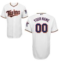 Minnesota Twins 2015 Authentic Style  Personalized Home White Jersey