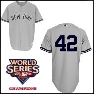 New York Yankees Authentic Style Road Gray Jersey Mariano Rivera #42