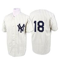 New York Yankees Legends Classic Home Pinstripe Jersey #18  Don Larsen