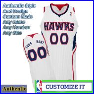 Atlanta Hawks Authentic Style Home NBA Basketball Jersey White