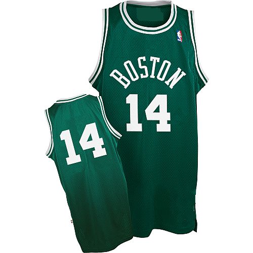 Boston Celtics Authentic Style Classic Away Green Jersey #14 Bob Cousy