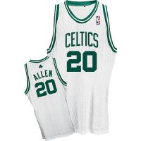 Boston Celtics Authentic Style Home Jersey White #20 Ray Allen