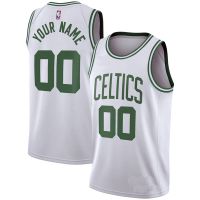 Boston Celtics  Authentic Style Home White T21 NBA Basketball Jersey 