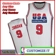 Michael Jordan 1992 Dream Team Authentic Style White Basketball Jersey 