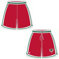 Mens Milwaukee Bucks Alternate Burgundy Authentic Style On-Court Shorts