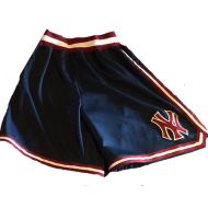 Mens New York Knicks Throwback Navy Blue Authentic Style Shorts