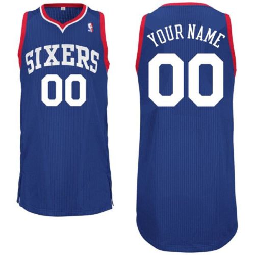 Philadelphia 76ers  Authentic Style Alt Blue Jersey