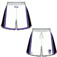 Mens Sacamento Kings Home White Authentic Style On-Court Shorts