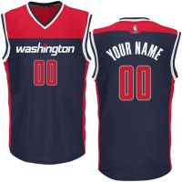 Washington Wizards Blue Custom Authentic Style Alternate Jersey