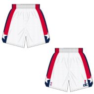 Mens Washington Wizards Home White Authentic Style On-Court Shorts