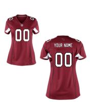 Nike Style Women's Arizona Cardinals Customized Home Red Jersey (Any Name Number)