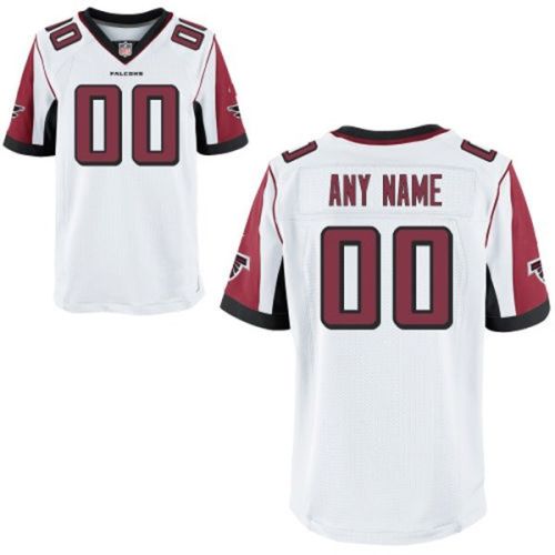 Atlanta Falcons Nike Elite Style Away White Jersey (Pick A Name)