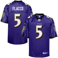 Baltimore Ravens NFL Purple Football Jersey #5 Joe Flacco
