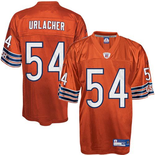 Chicago Bears NFL Orange Football Jersey #54 Brian Urlacher