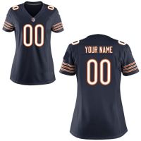 Nike Style Women's Chicago Bears Customized Team Color Blue (Any Name Number)