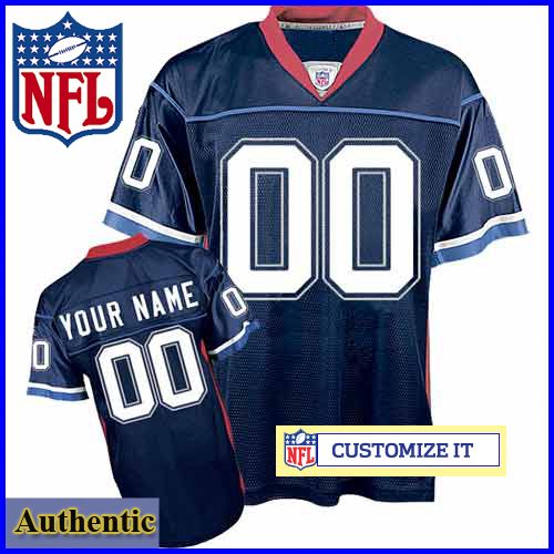 Buffalo Bills Womens RBK Style Authentic Home Blue Jersey