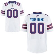 Buffalo Bills Nike Elite Style Away White Jersey (Pick A Name)