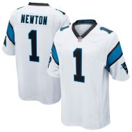 Carolina Panthers Nike Elite Style White Jersey #1 CAM Newton
