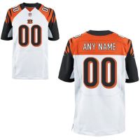 Cincinnati Bengals Nike Elite Style Alt White Jersey (Pick A Name)