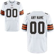 Cleveland Browns  Nike Elite Style Away White  Jersey (Any Name) 