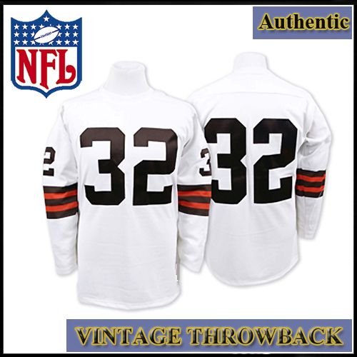 Elite Men's Jim Brown Lights Out Black Jersey - #32 Football Cleveland  Browns