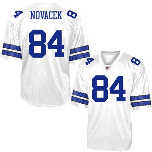 Dallas Cowboys NFL Legends White  Football Jersey #84 Jay Novacek