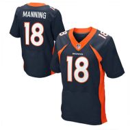 Denver Broncos Nike Elite Style Alternate Blue Jersey  18 Manning