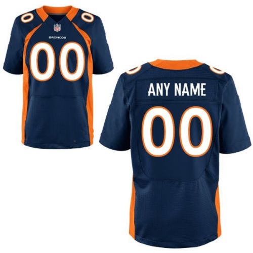 Denver Broncos  Nike Elite Style Alt Blue Jersey (Any Name) 