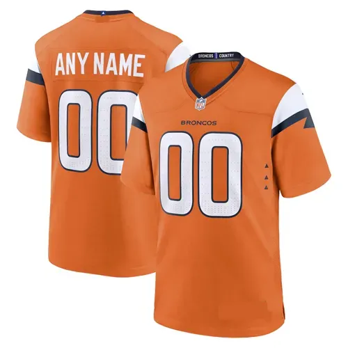 Denver Broncos Nike Elite Style T24 Orange Jersey 