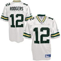 Green Bay Packers NFL White Football Jersey #12 Aaron Rodgers