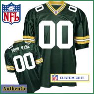 Green Bay Packers RBK Style Authentic Home Green Youth Jersey