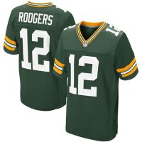 Green Bay Packers Nike Elite Style Home Green Jersey 12 Aaron Rodgers