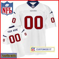 Houston Texans Nike Elite Style White Jersey (Pick A Name)