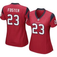 Nike Style Women's Houston Texans Customized Alternate Red Jersey (Any Name Number)