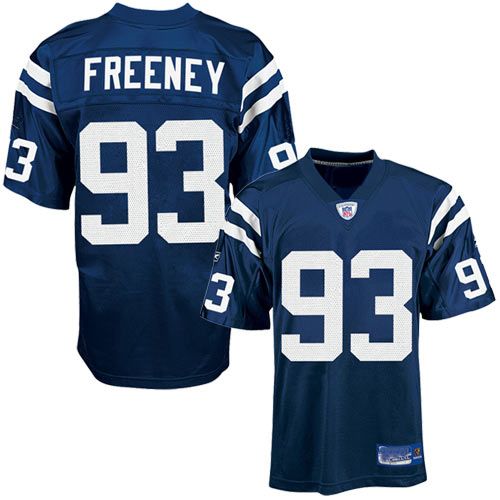 Indianapolis Colts NFL Royal Blue Football Jersey #93 Dwight Freeney