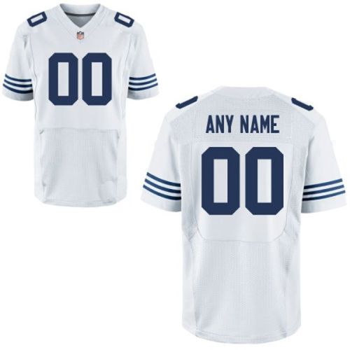 Indianapolis Colts Nike Elite Style Throwback White Jersey (Pick A Name)