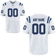 Indianapolis Colts Nike Elite Style Away White Jersey (Pick A Name)