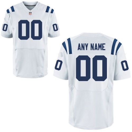 Indianapolis Colts Nike Elite Style Away White Jersey (Pick A Name)