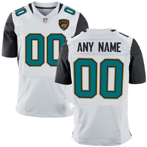 Jacksonville Jaguars Nike Elite Style Away White Jersey (Pick A Name)