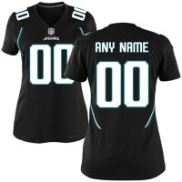 Nike Style Women's Jacksonville Jaguars Customized Alternate Black Jersey (Any Name Number)