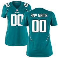 Nike Style Women's Jacksonville Jaguars Customized Home Green Jersey (Any Name Number)
