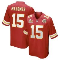 Kansas City Chief Nike Elite Style Red Superbowl 59 Jersey Mahomes 15