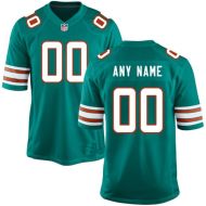 Miami Dolphins Nike Elite Style Throwback Green Jersey (Pick A Name)