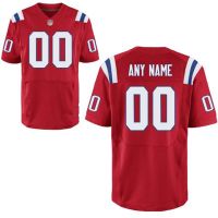 New England Patriots Nike Elite Style  Throwback Red Jersey (Pick A Name)